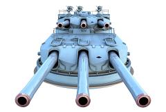 CK99-Individual-Turrets I and II-Front Facing